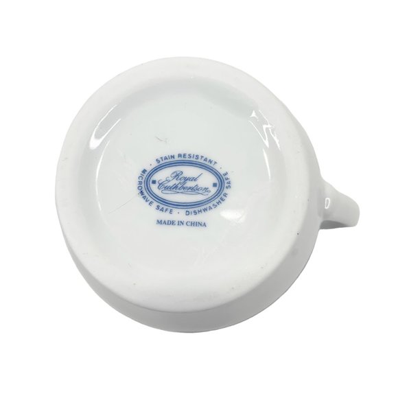 Royal Cuthbertson Creamer Blue Willow Dishwasher Microwave Safe Replacement - Picture 9 of 11